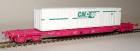 30113 LS Models Container flat car with 40â€² container "CNC"